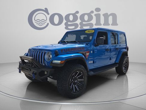 Used 2022 Jeep Wrangler Unlimited Sahara w/ LED Lighting Group AWD/4WD image 1