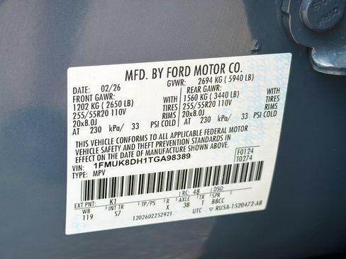 Used 2026 Ford Explorer Active w/ Active Comfort Package AWD/4WD image 35