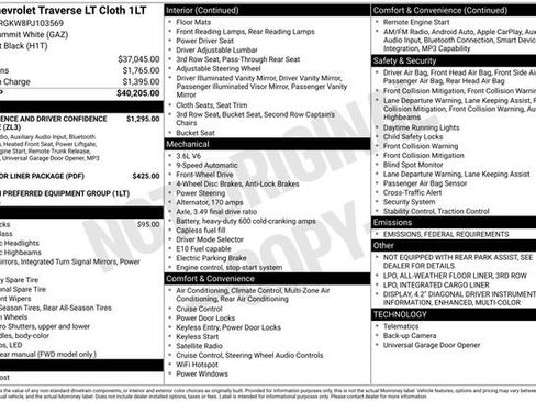 Certified 2023 Chevrolet Traverse LT image 7