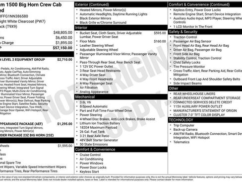 Used 2022 RAM 1500 Big Horn AWD/4WD image 43