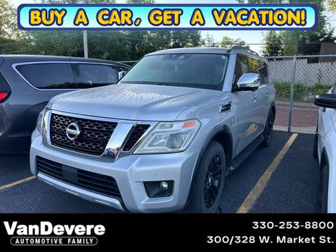 Used 2018 Nissan Armada Platinum w/ Captain Seat Package AWD/4WD image 1