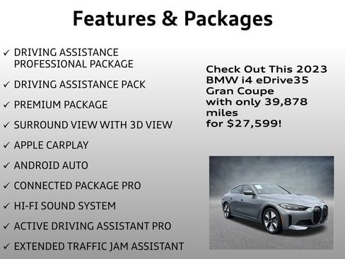 Used 2023 BMW i4 eDrive35 image 4