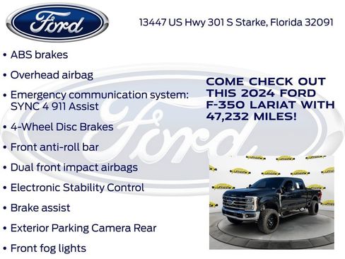 Certified 2024 Ford F350 Lariat w/ Lariat Ultimate Package AWD/4WD image 32