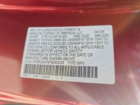 New 2026 Honda Odyssey Sport-L image 39