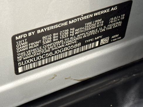 Used 2018 BMW X6 sDrive35i w/ Driving Assistance Package image 41