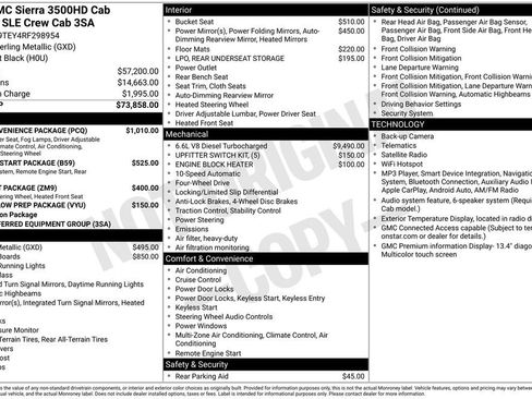 Used 2024 GMC Sierra 3500 SLE w/ SLE Convenience Package AWD/4WD image 17