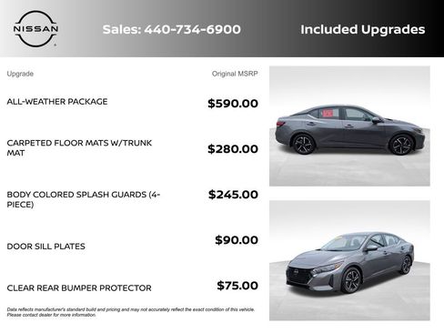 Used 2024 Nissan Sentra SV w/ All-Weather Package FWD image 6