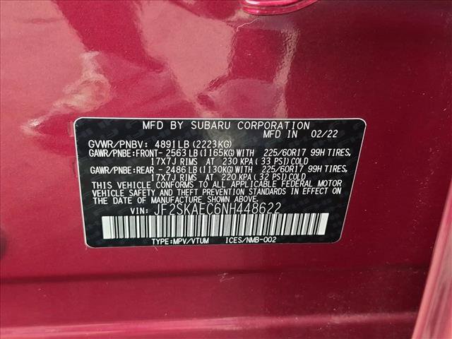 Certified 2022 Subaru Forester Premium w/ Popular Package #1 AWD/4WD image 13