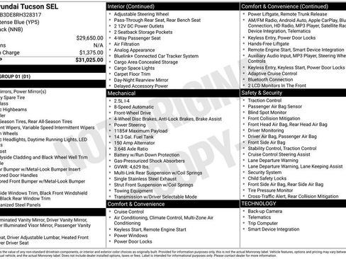 Used 2024 Hyundai Tucson SEL FWD image 3