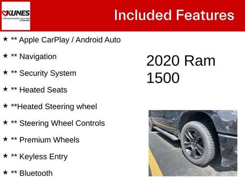 Used 2020 RAM 1500 Big Horn AWD/4WD image 4