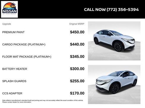 New 2026 Nissan Leaf Platinum+ w/ Cargo Package (Platinum+) FWD image 6