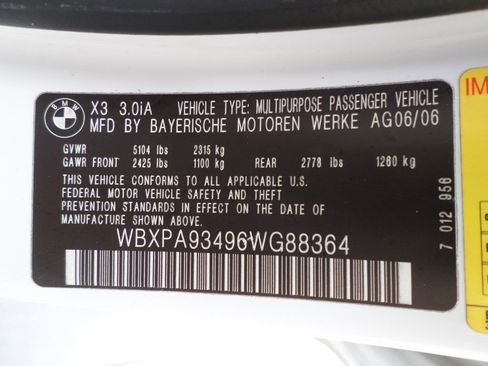 Used 2006 BMW X3 3.0i image 22