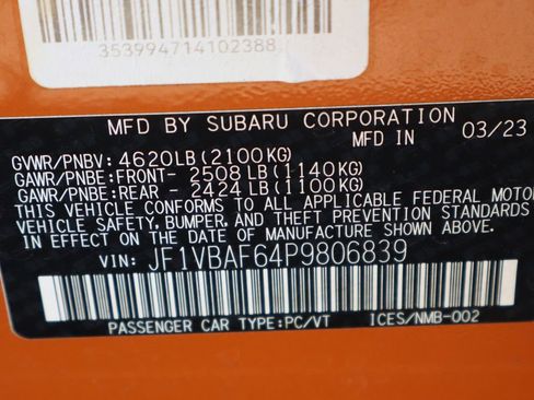 Used 2023 Subaru WRX Premium image 46