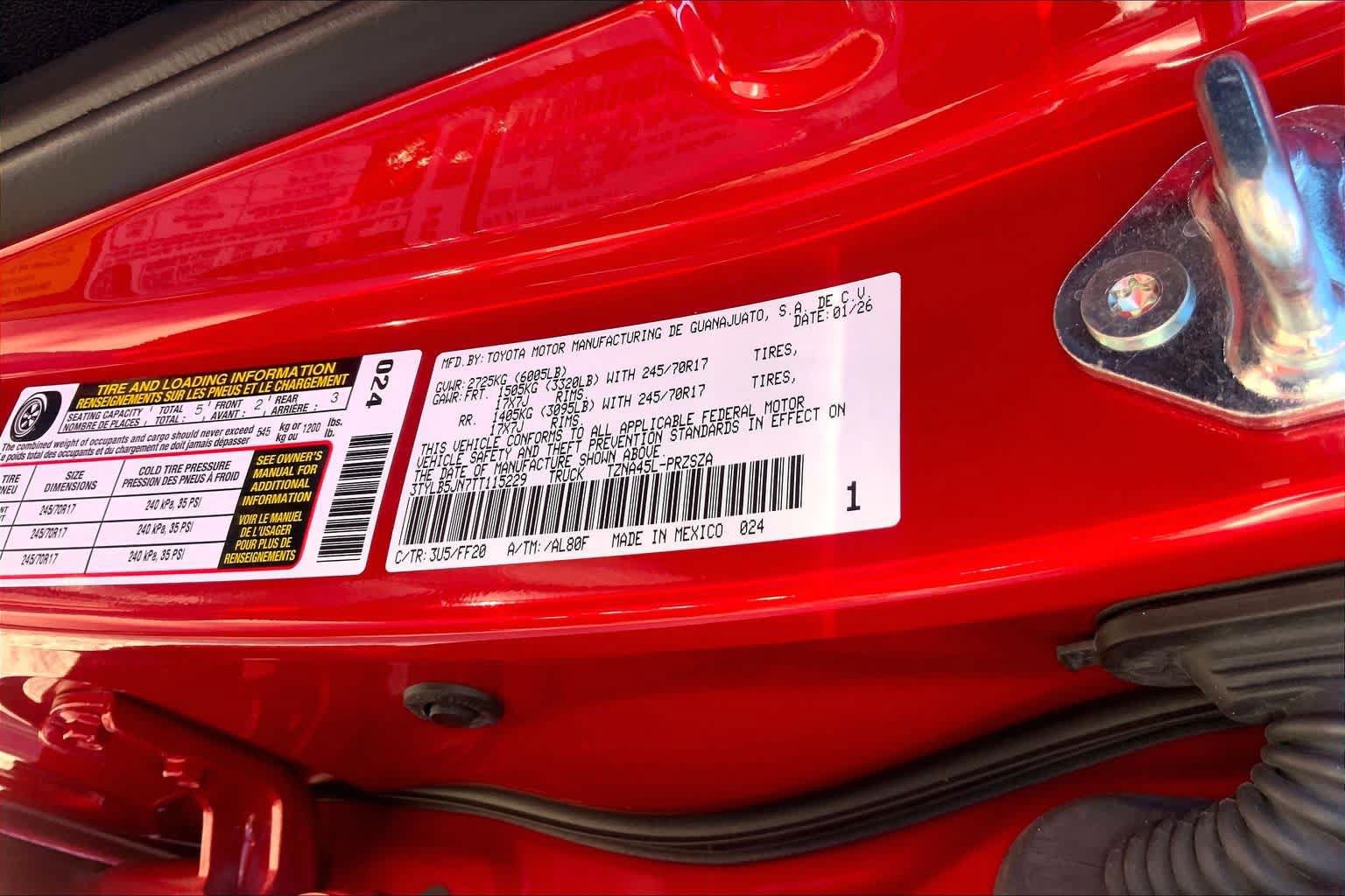 Used 2026 Toyota Tacoma SR5 AWD/4WD image 33