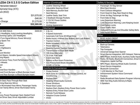 Used 2022 MAZDA CX-5 Carbon Edition AWD/4WD image 80