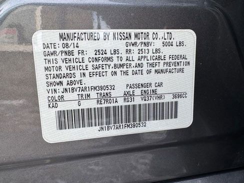 Used 2015 INFINITI Q50 Premium w/ Navigation Package image 11