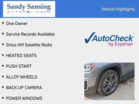 Used 2021 GMC Acadia SLT w/ Technology Package FWD image 7