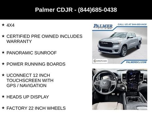 Certified 2025 RAM 1500 Tungsten w/ Bed Utility Group AWD/4WD image 6