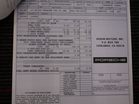 Used 2000 Porsche 911 Cabriolet image 59