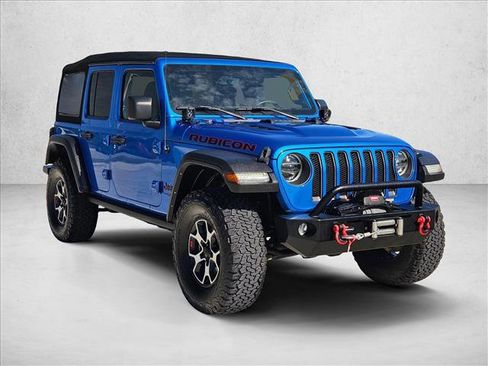 Used 2022 Jeep Wrangler Unlimited Rubicon w/ LED Lighting Group image 3