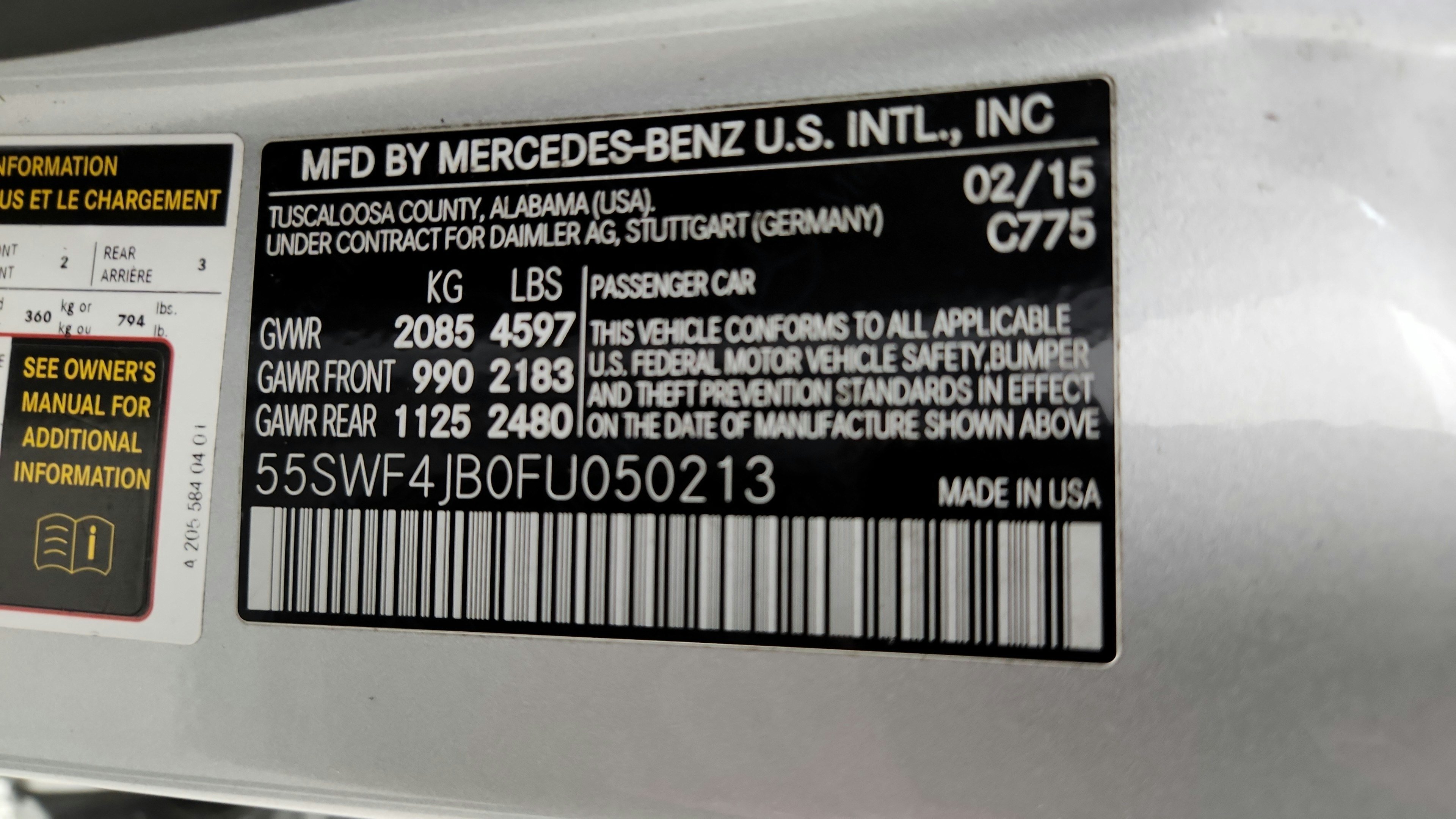 Used 2015 Mercedes-Benz C 300 Sedan image 20