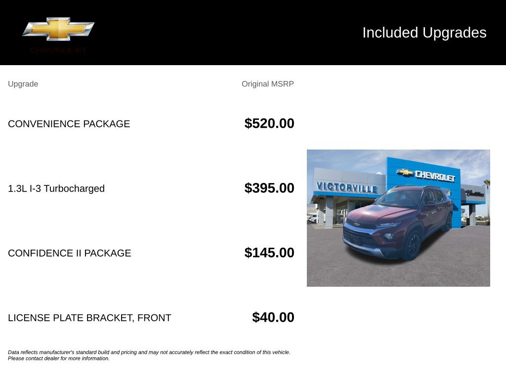 Certified 2023 Chevrolet TrailBlazer LT w/ Convenience Package FWD image 5
