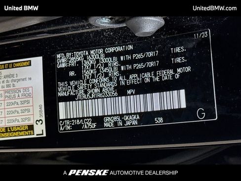Used 2024 Toyota 4Runner TRD Off-Road Premium w/ Off Road Premium Plus Package AWD/4WD image 15