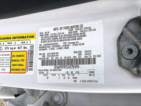 Used 2020 Ford Fusion SE AWD/4WD image 22
