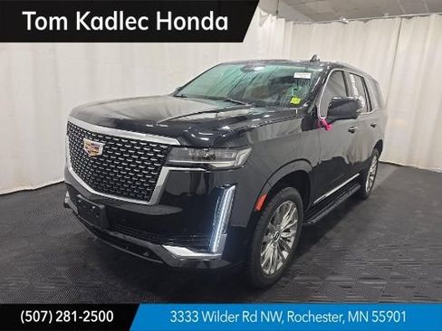 Used 2021 Cadillac Escalade Premium Luxury w/ Driver Assist Tech Package AWD/4WD image 1