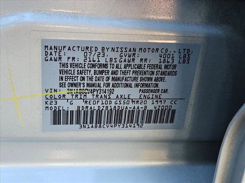 Used 2023 Nissan Sentra SV FWD image 24