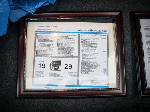 Used 2002 Chevrolet Monte Carlo SS w/ Pace Car Replica Pkg image 34