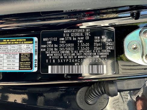 Certified 2022 Kia Telluride EX w/ EX Premium Package FWD image 19