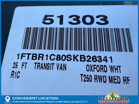 New 2025 Ford Transit 250 148 Medium Roof w/ Interior Upgrade Package image 25