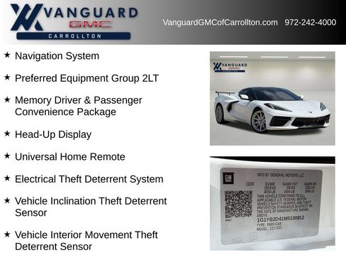 Used 2021 Chevrolet Corvette Stingray Preferred Cpe w/ 2LT RWD image 6