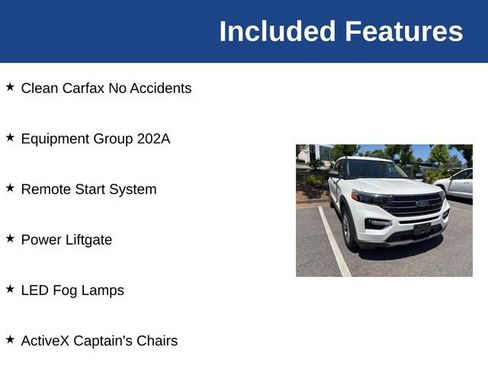 Used 2020 Ford Explorer XLT w/ Equipment Group 202A RWD image 3