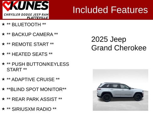 Used 2025 Jeep Grand Cherokee Altitude image 2