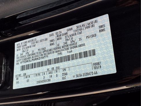 Used 2024 Ford F150 XLT w/ Equipment Group 302A MID AWD/4WD image 25