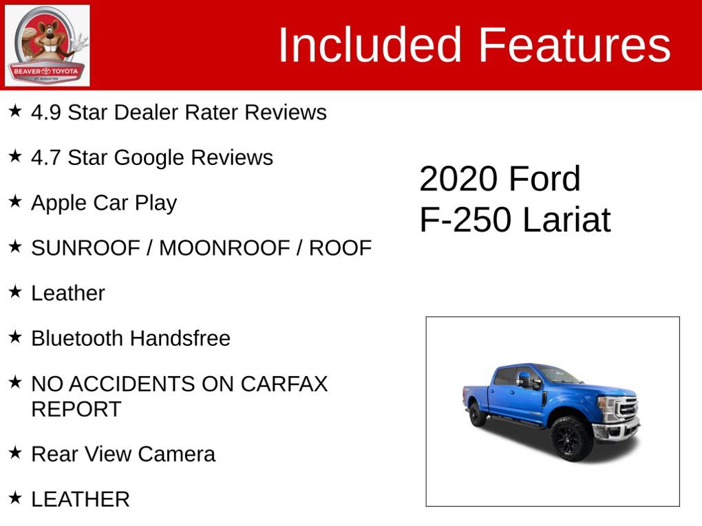 Used 2020 Ford F250 Lariat w/ Tremor Off-Road Package AWD/4WD image 4