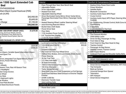 Used 2016 RAM 1500 Sport w/ Black Ram 1500 Sport Group image 28