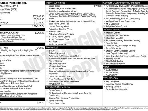 Used 2022 Hyundai Palisade SEL w/ Convenience Package image 7