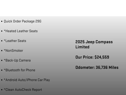 Used 2025 Jeep Compass Limited AWD/4WD image 6