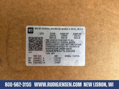 Used 2026 Chevrolet Equinox LT AWD/4WD image 21