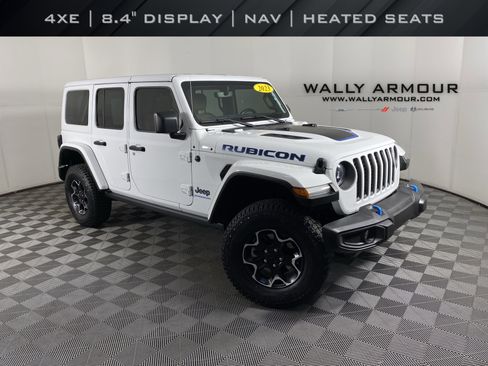Used 2023 Jeep Wrangler Unlimited Rubicon 4xe w/ Cold Weather Group AWD/4WD image 1
