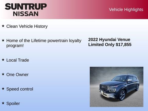 Used 2022 Hyundai Venue Limited image 8
