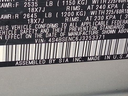 Used 2018 Subaru Outback 3.6R Limited image 24