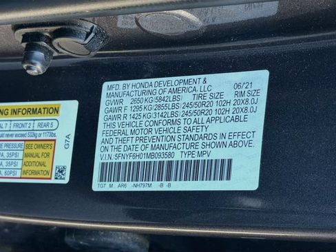 Used 2021 Honda Pilot Elite image 32