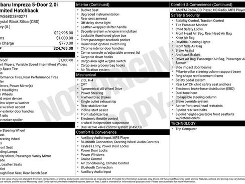 Used 2013 Subaru Impreza 2.0i Sport Limited image 14