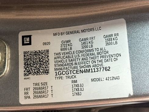 Used 2021 Chevrolet Colorado LT w/ LT Convenience Package AWD/4WD image 30