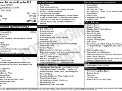 Used 2020 Chevrolet Impala Premier image 10