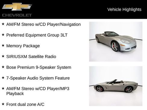 Used 2012 Chevrolet Corvette Convertible w/ 3LT Preferred Equipment Group RWD image 5